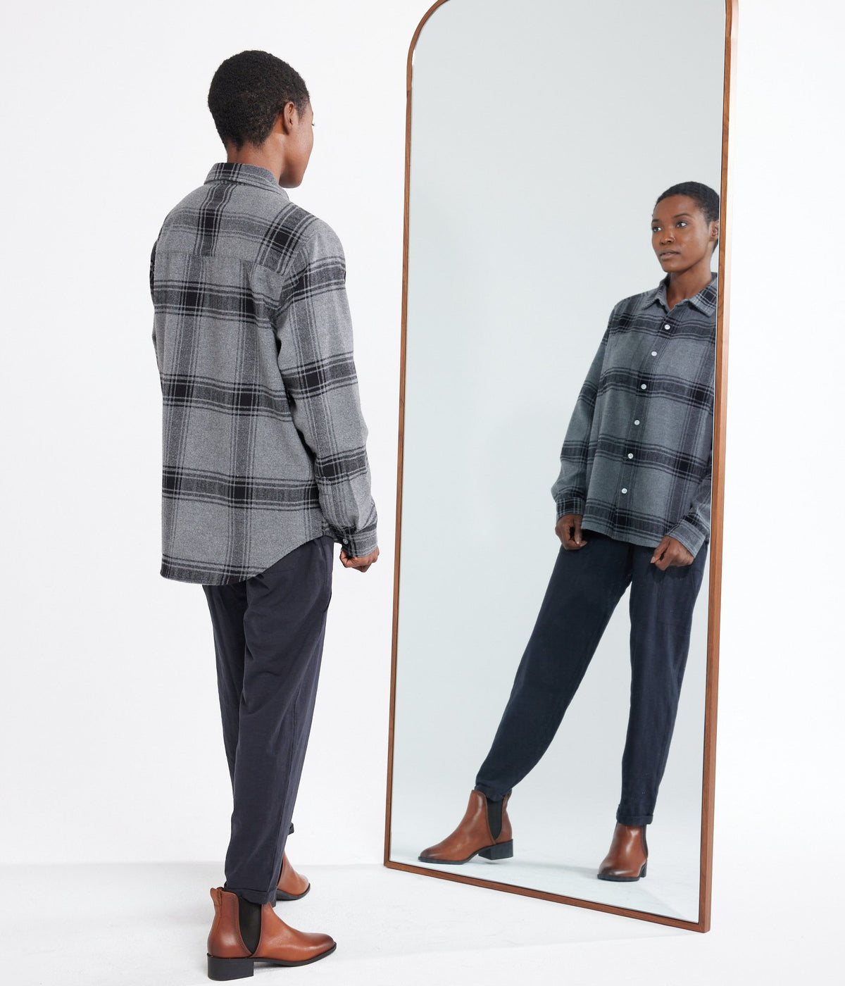 Unisex Flannel - Grey