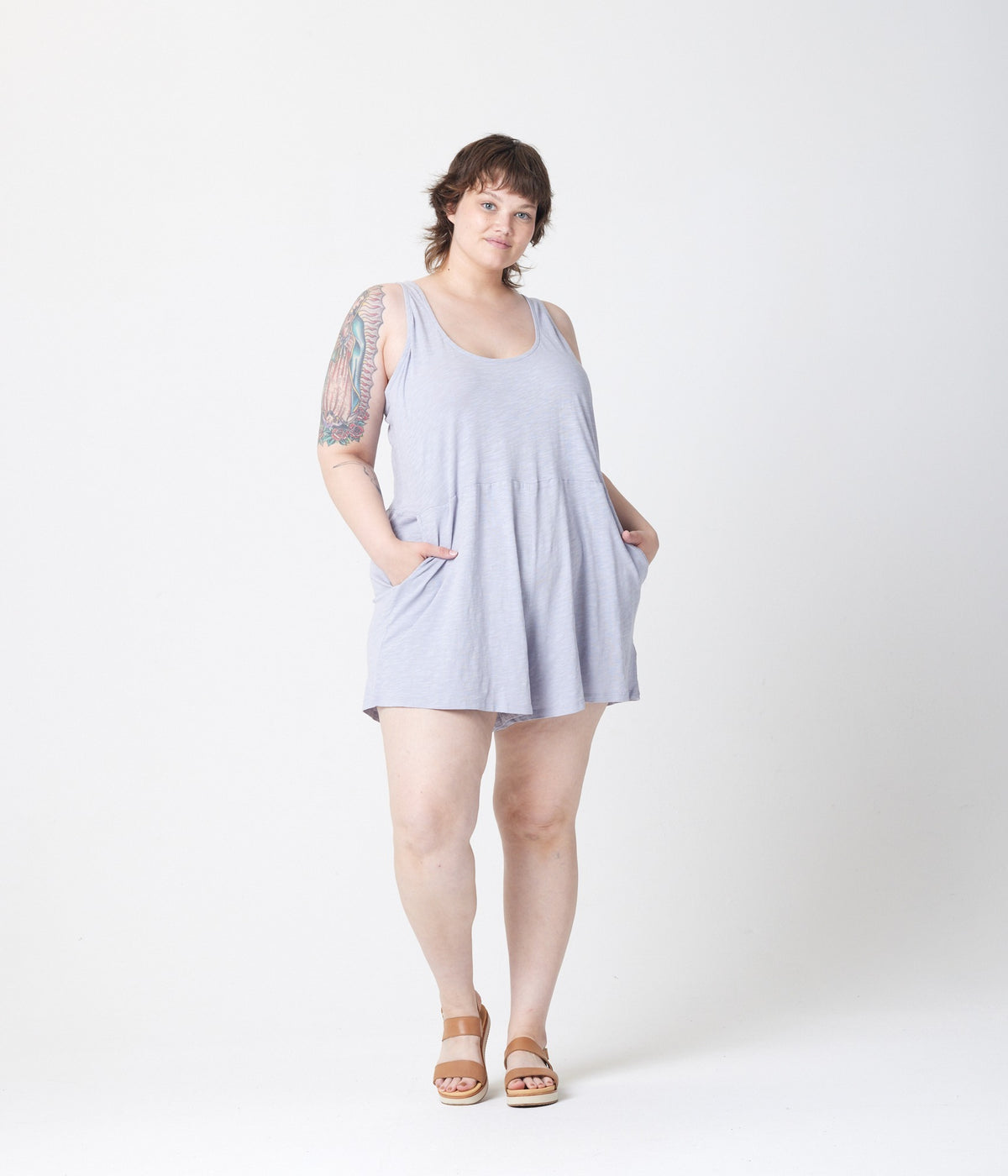 Ivy Romper - Periwinkle