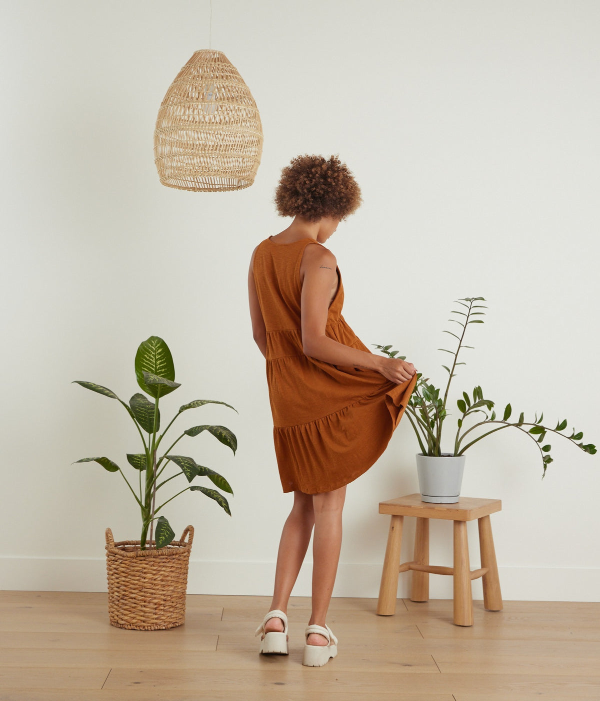 Evelyn Dress - Camel