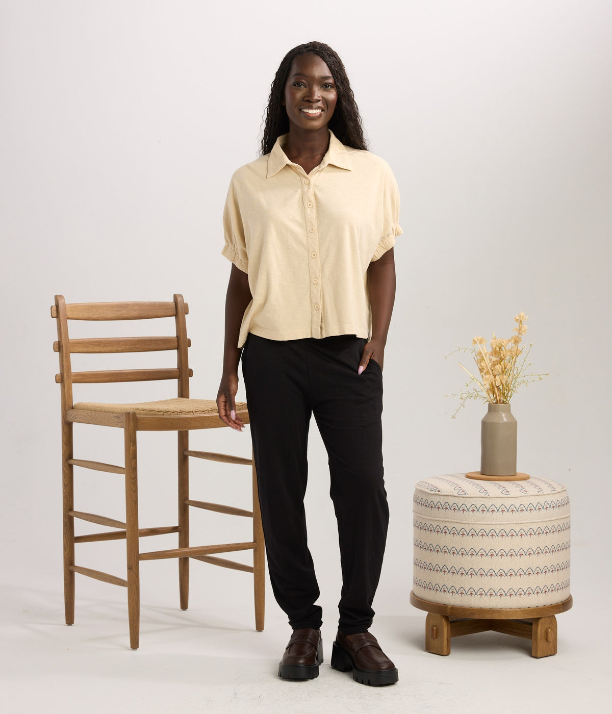 Alora Top - Pearl