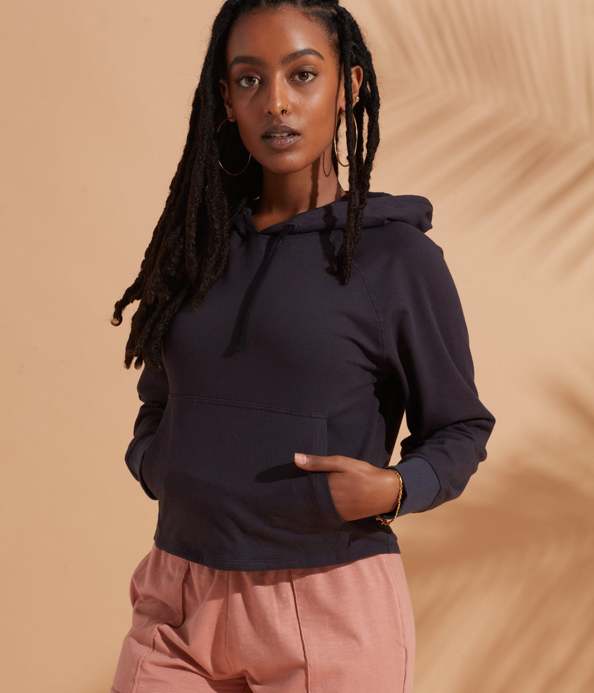 Aria Hoodie - Washed Black