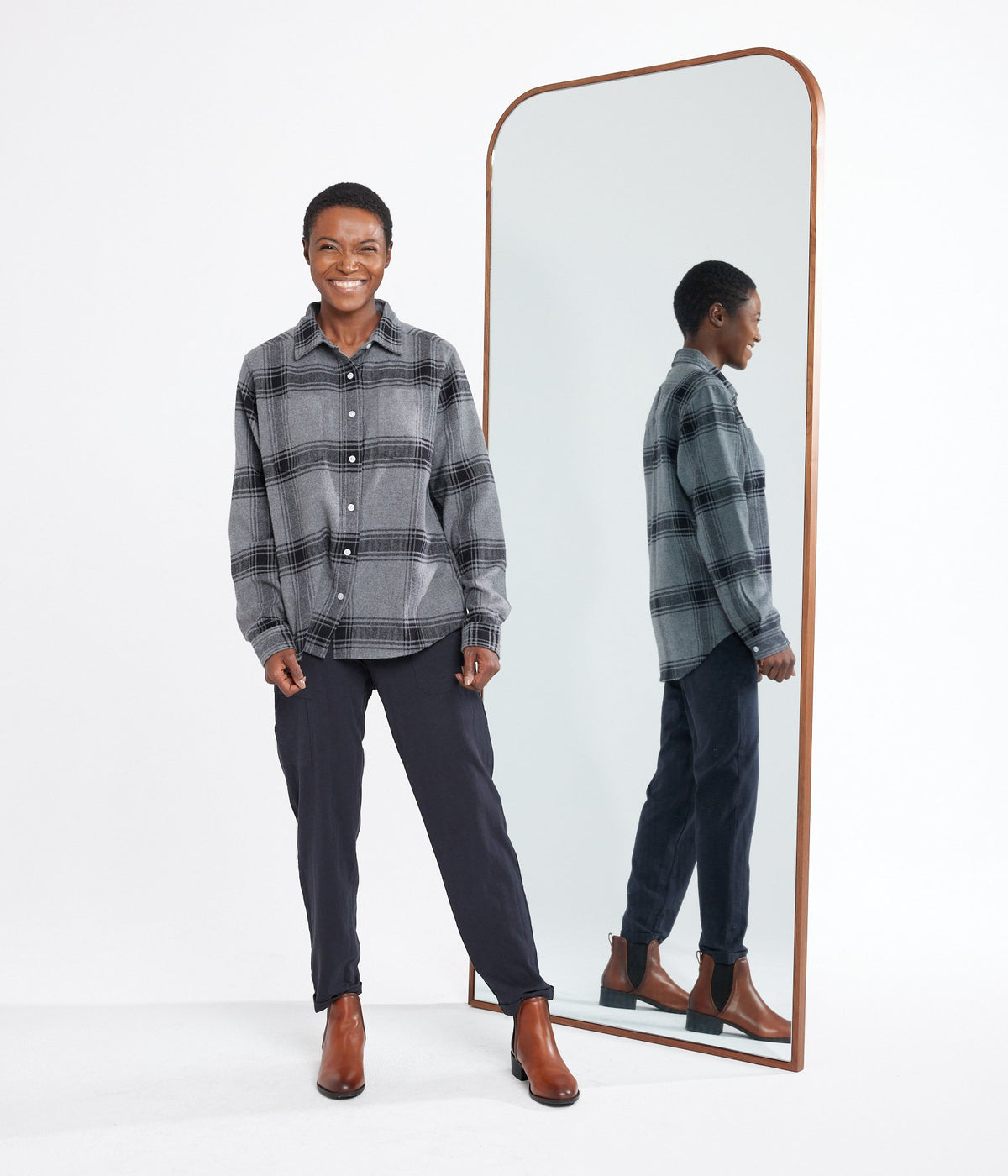 Unisex Flannel - Grey