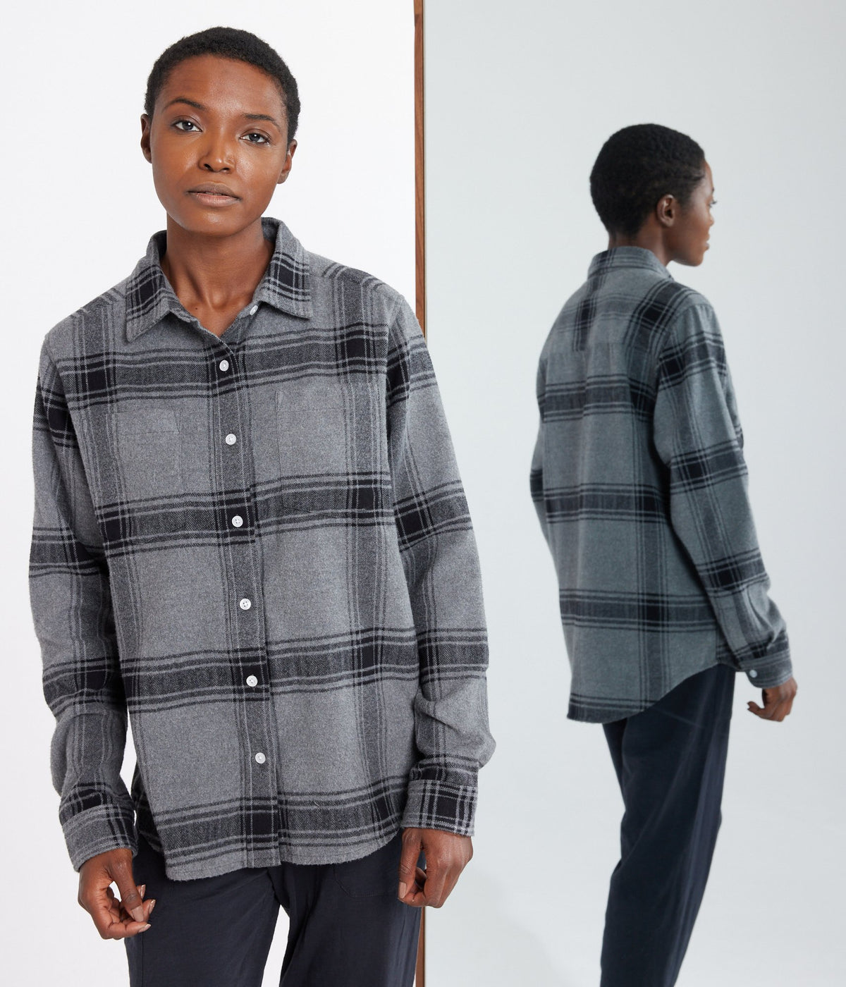 Unisex Flannel - Grey