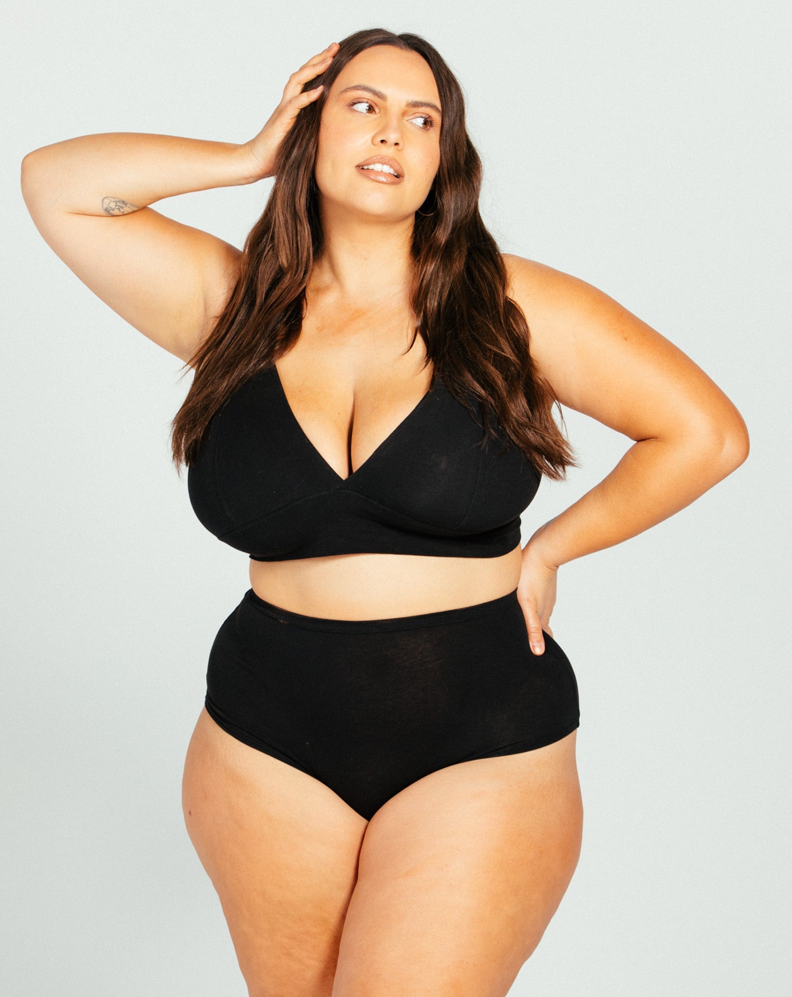 boyshort - black
