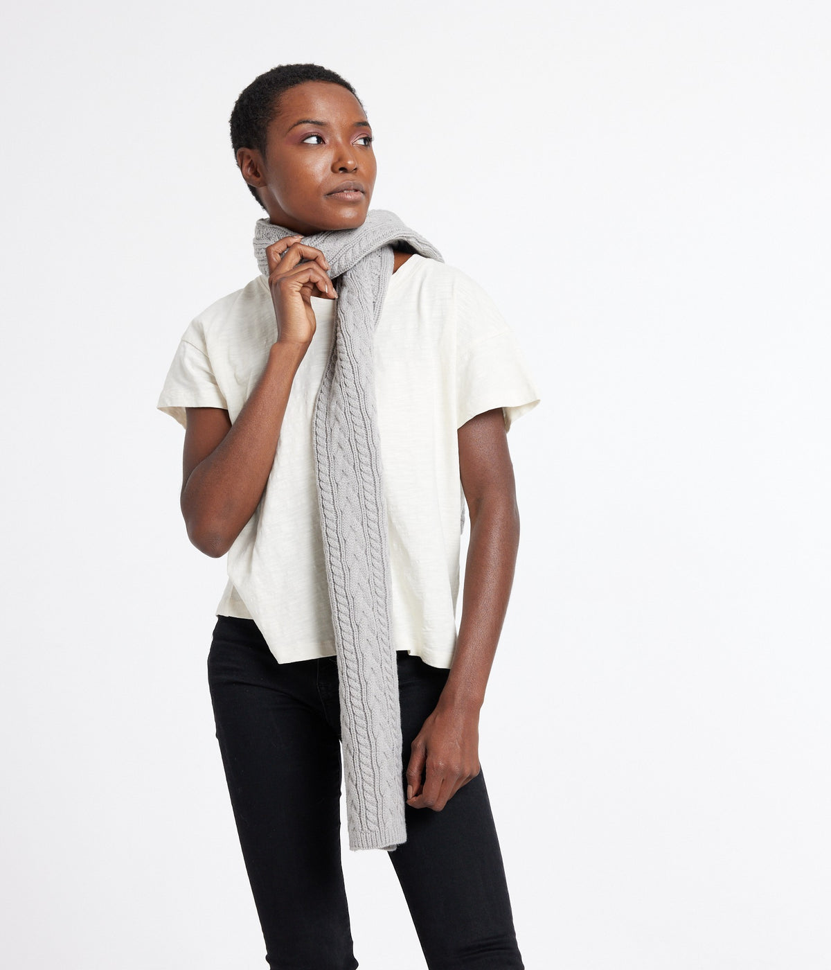 Roman Scarf - Grey