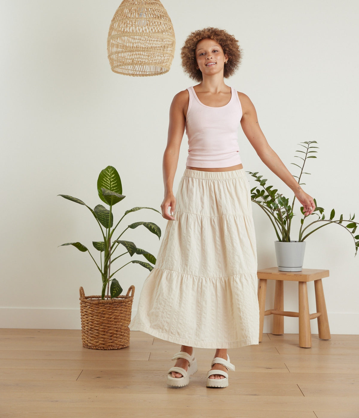 Haylea Skirt - Pearl