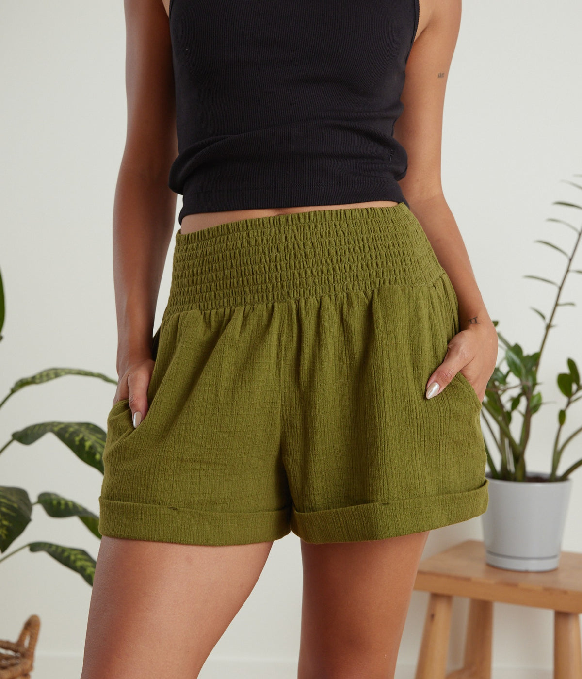 Geo Short - Olive
