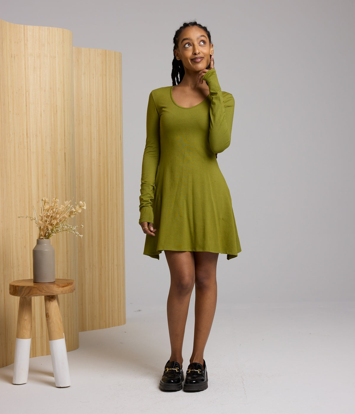Cecelia Dress - Olive