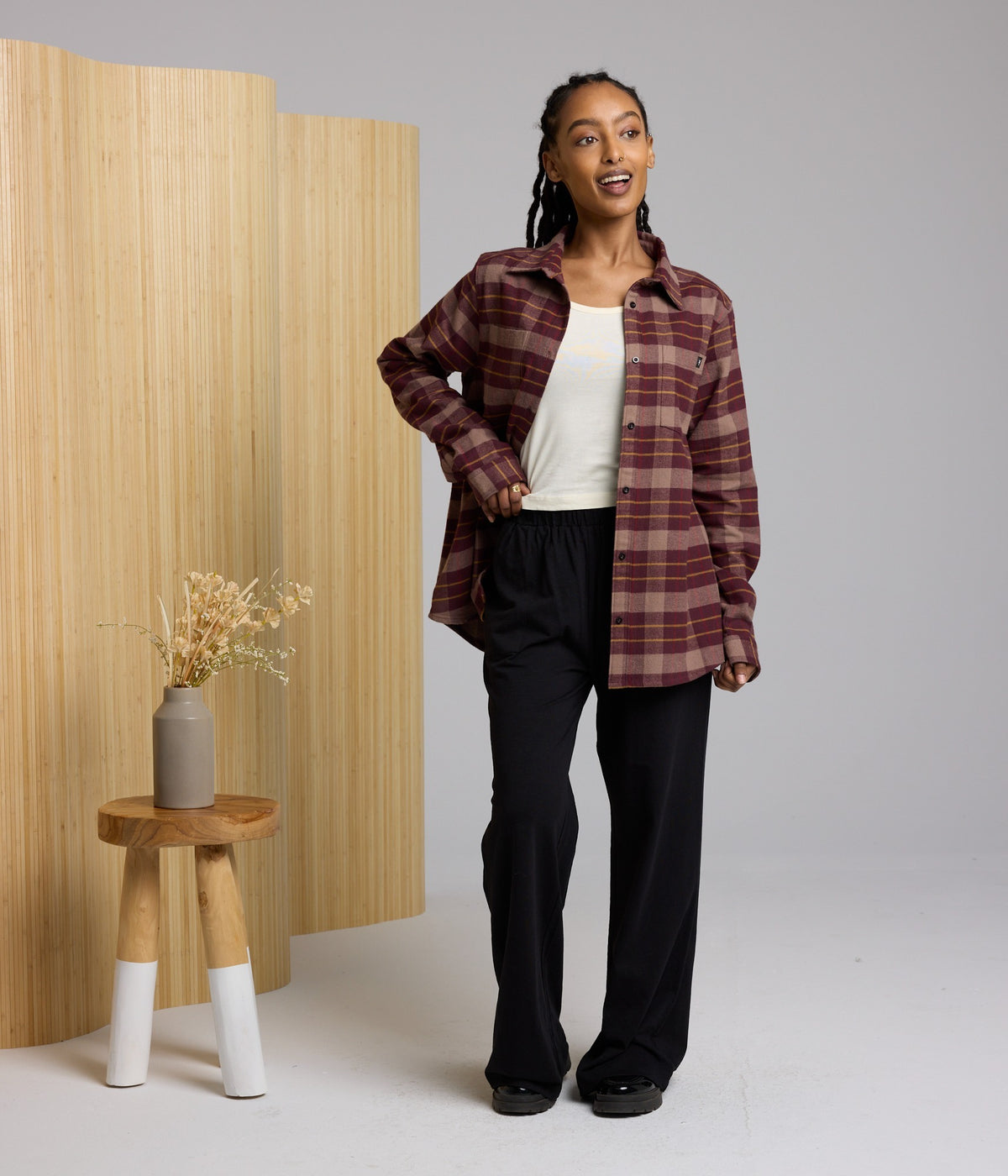 Unisex Flannel - Fudge