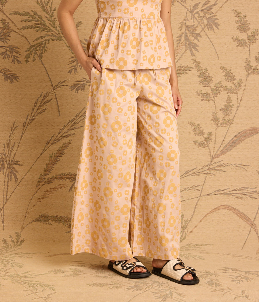 Sunset Pant - Tearose Floral