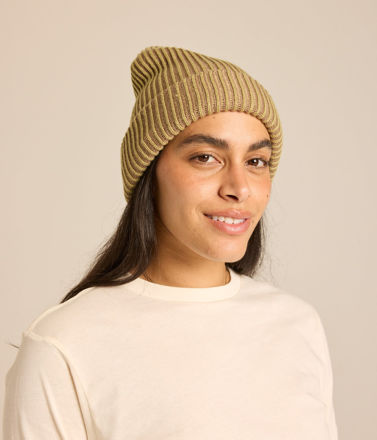 Illusion Beanie - Lemongrass/Pinto