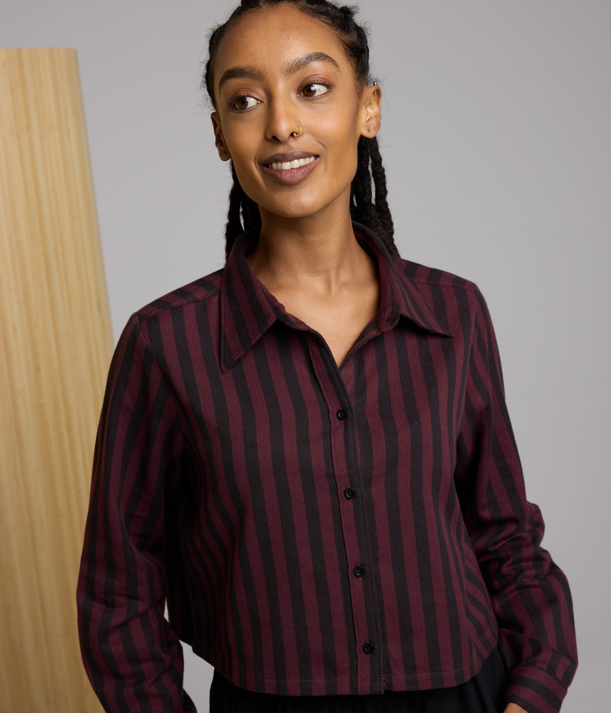 Ophelia Top - Fudge/Black