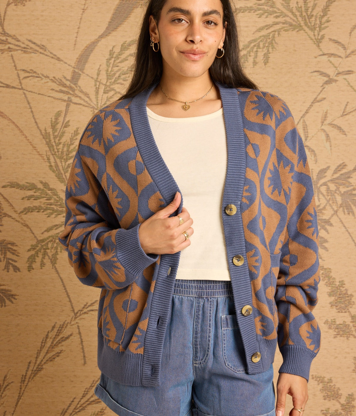 Mars Sweater - Indigo/Willow
