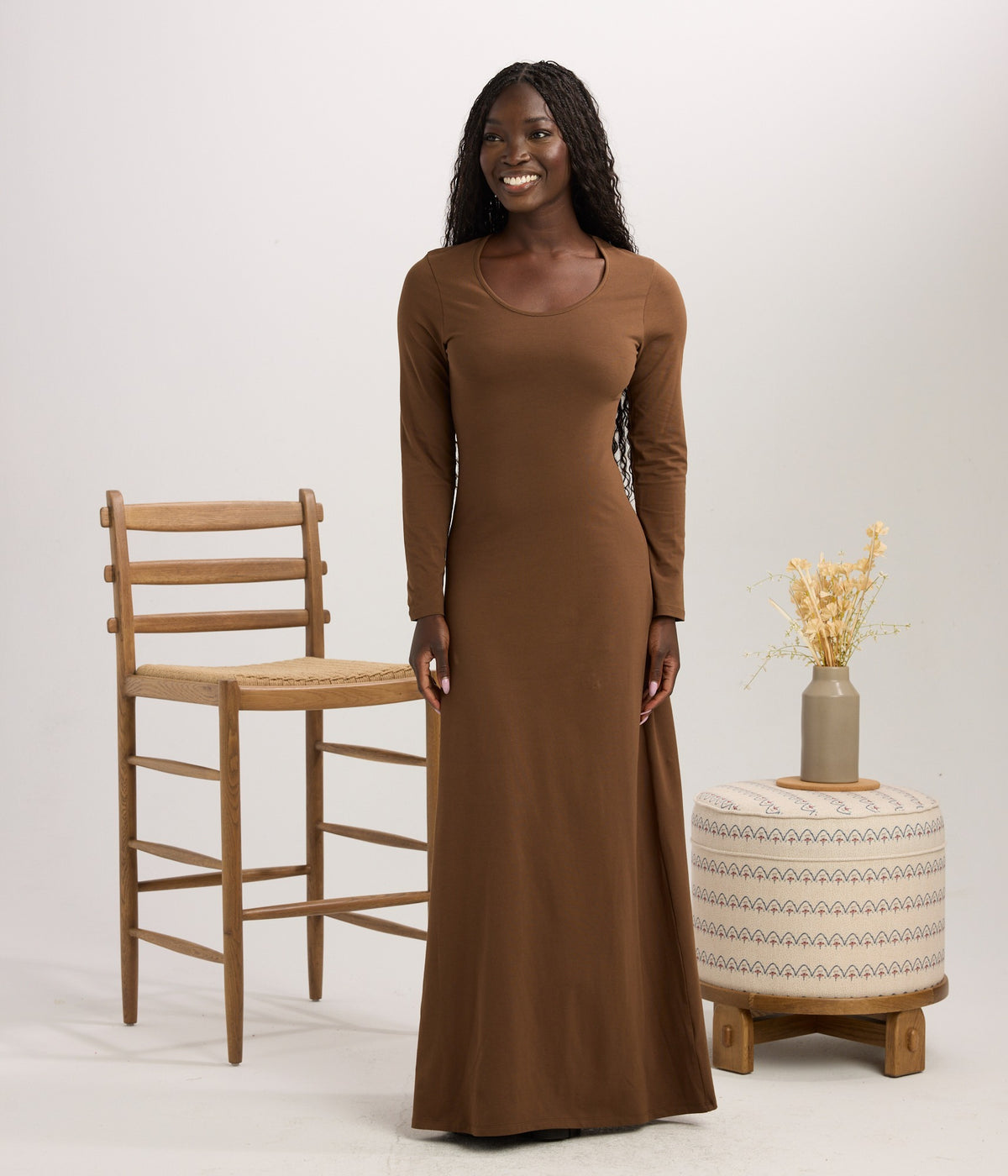 Magnolia Dress - Chocolate