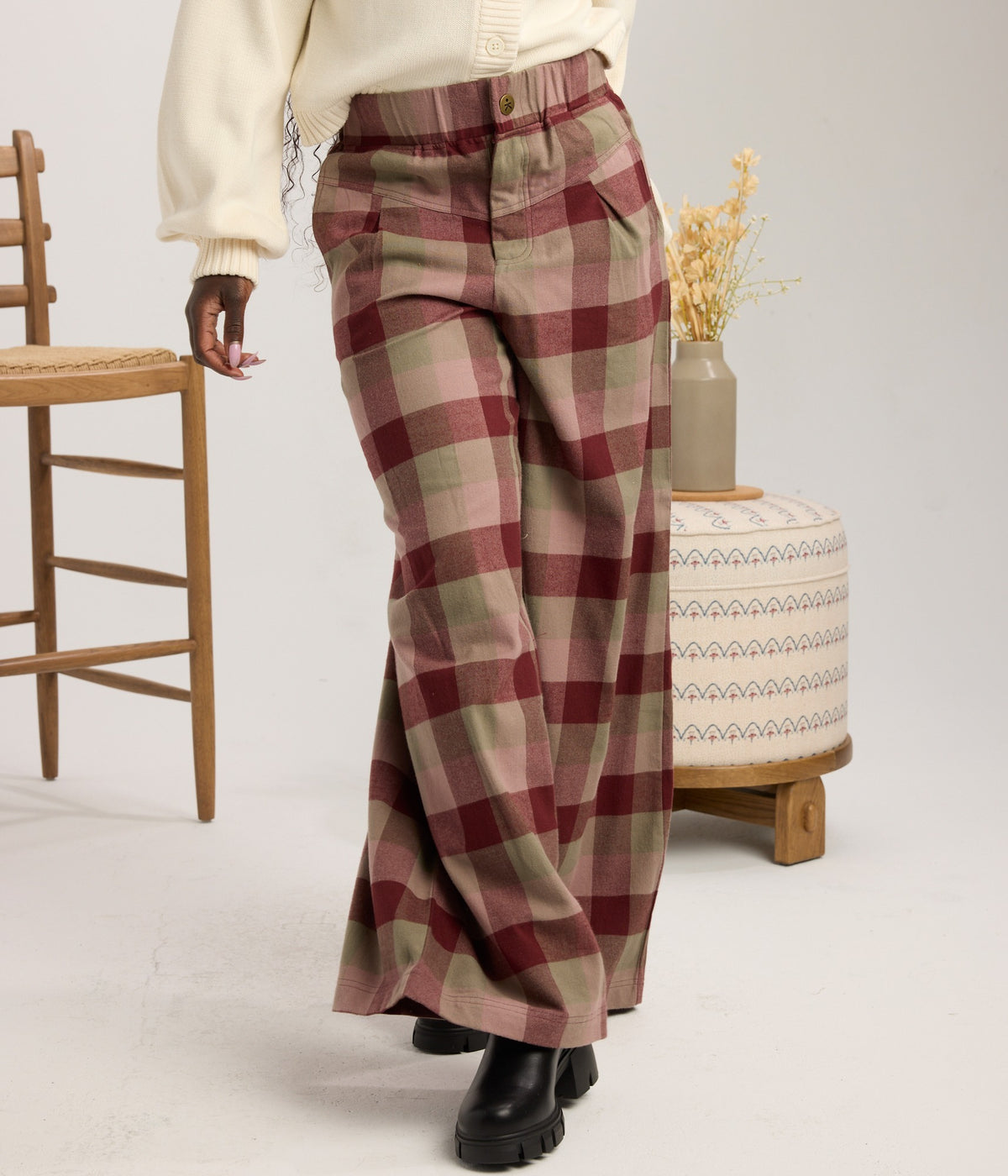 Wells Pant - Flint Plaid