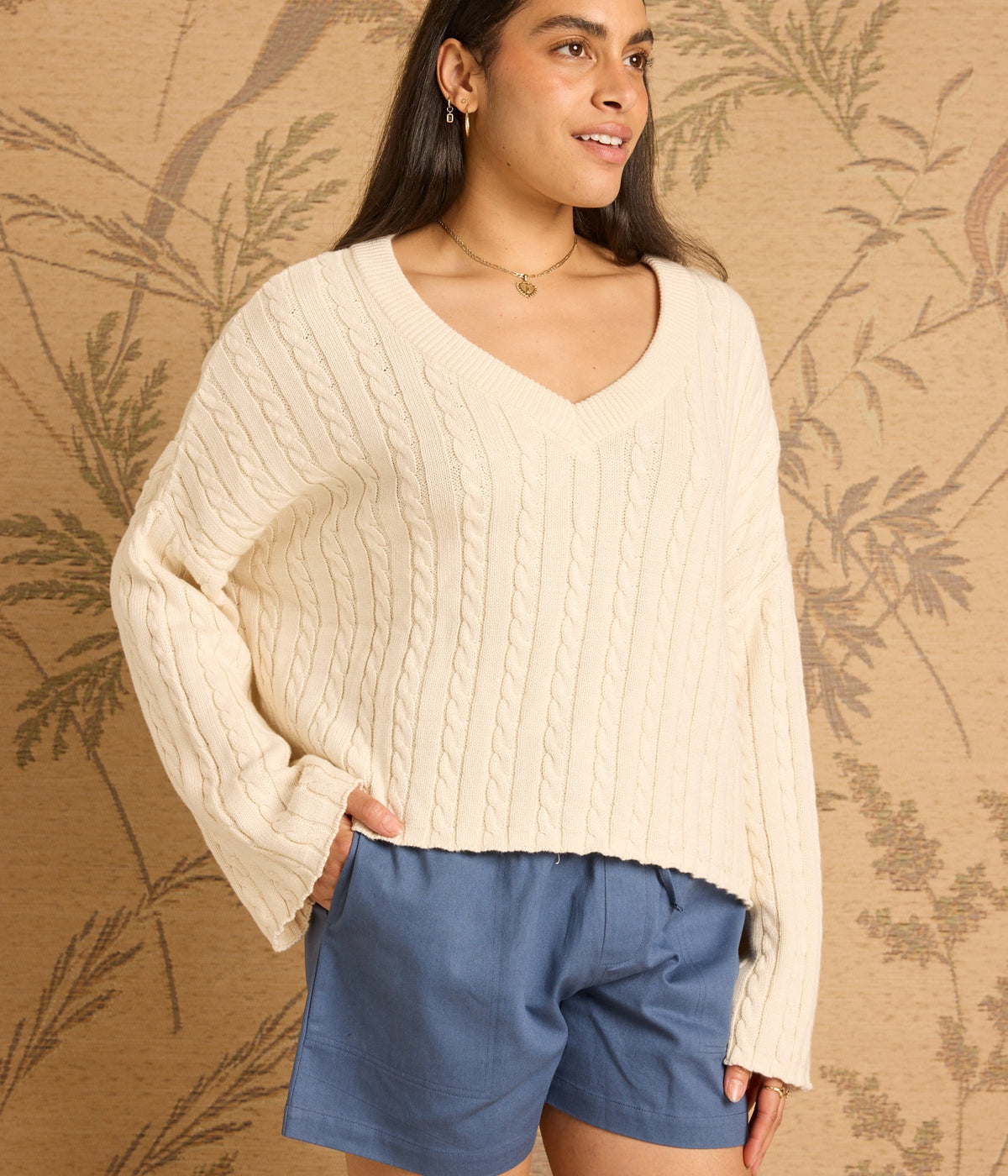 Bizzy Sweater - Pearl
