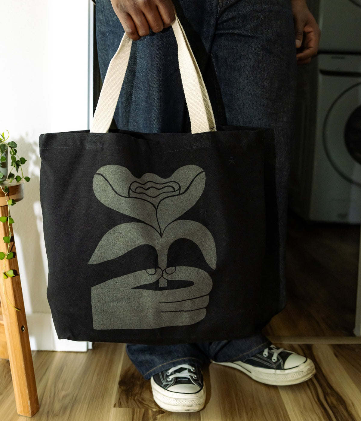 For You Heavy Duty Tote - Black