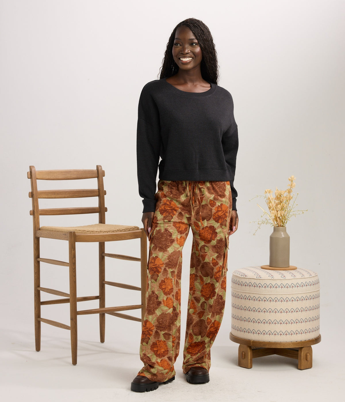 Camino Pant - Peonies