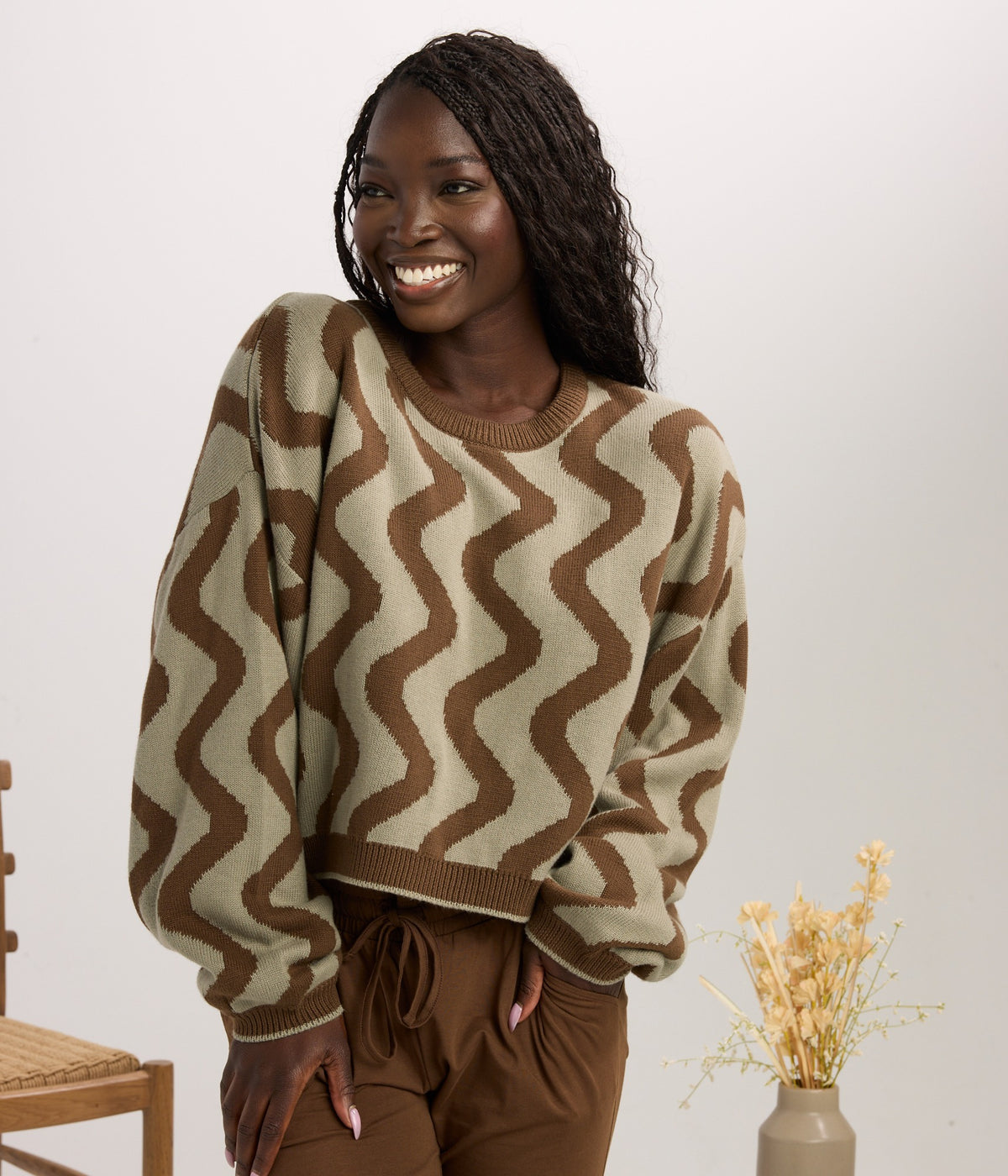 Ingrid Sweater - Squiggles