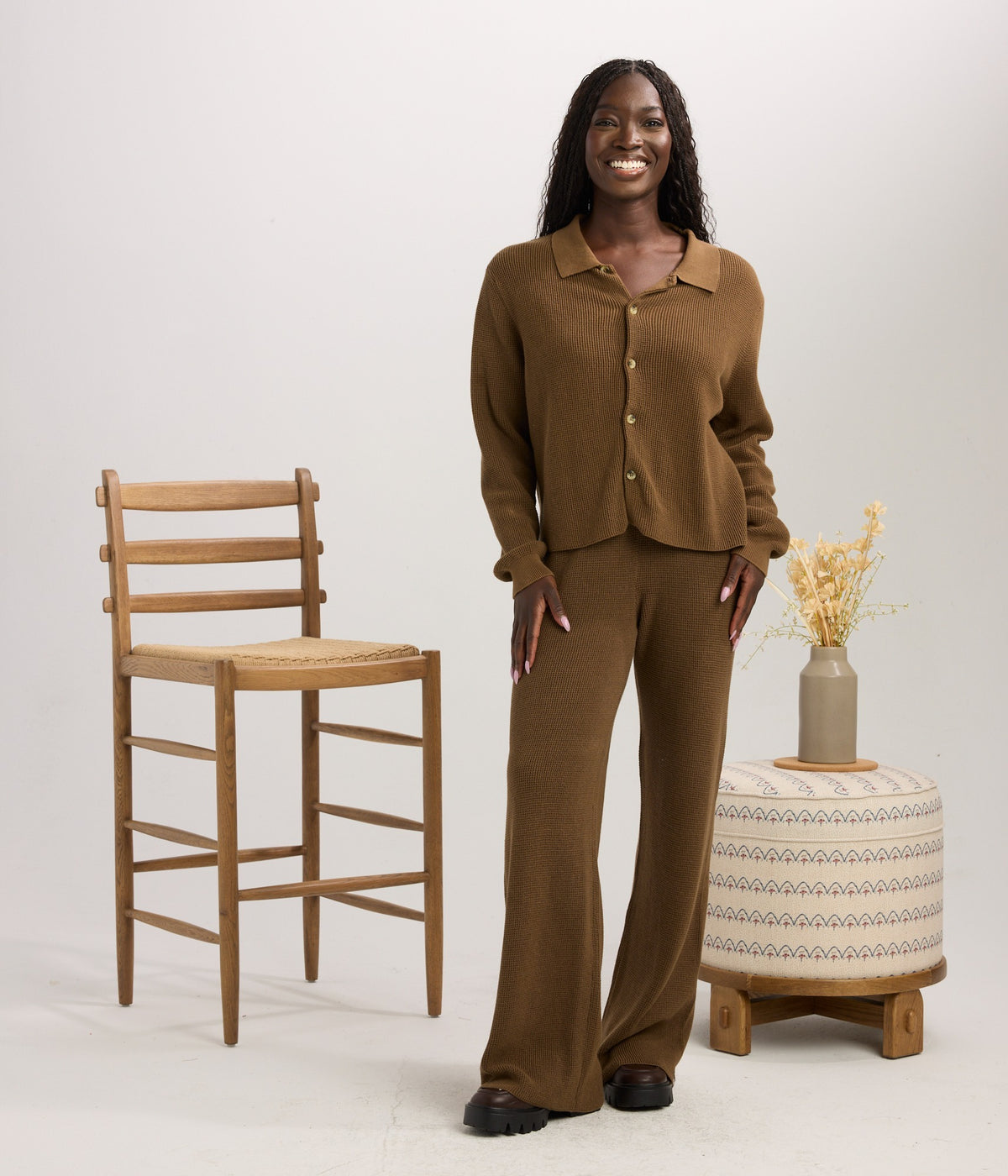 Helena Sweater Pant - Teak
